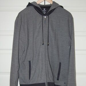 Hackett Men's Zip Up Gray Sweater